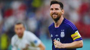 Lionel Messi, Peru vs Argentina
