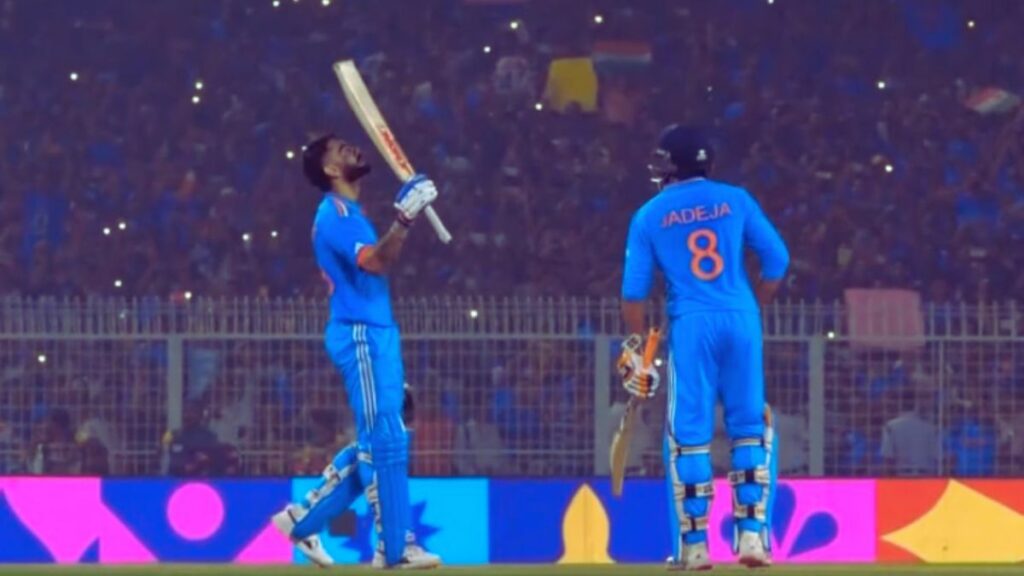 Historic! Virat Kohli equals Sachin's long standing record with a steady Century at Eden Gardens