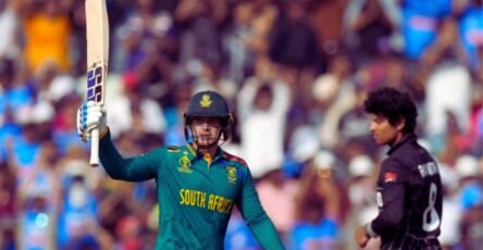 ICC CWC 2023: Quinton De Kock now just 1 century shy off Rohit Sharma's record of most centuries