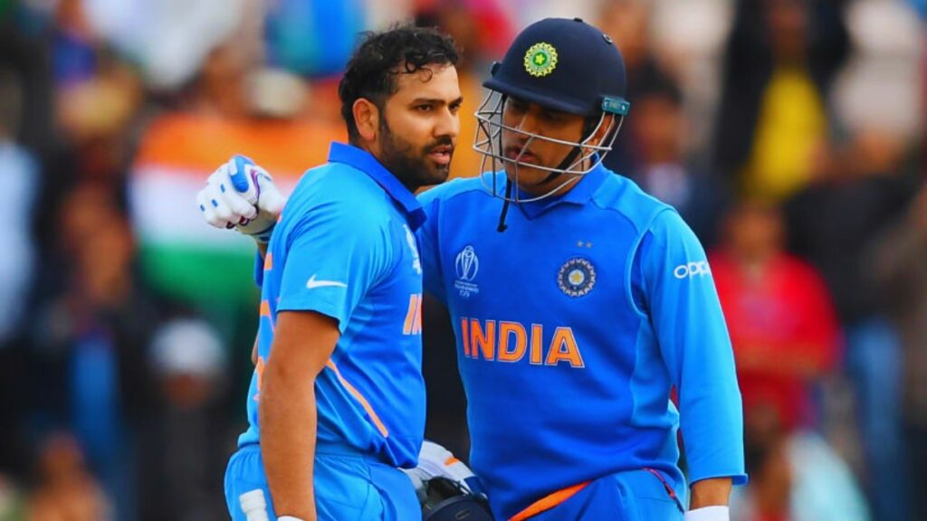 MS Dhoni, Rohit Sharma