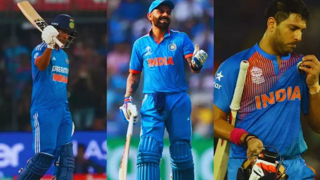 Shivam Dube, Virat Kohli, Yuvraj Singh