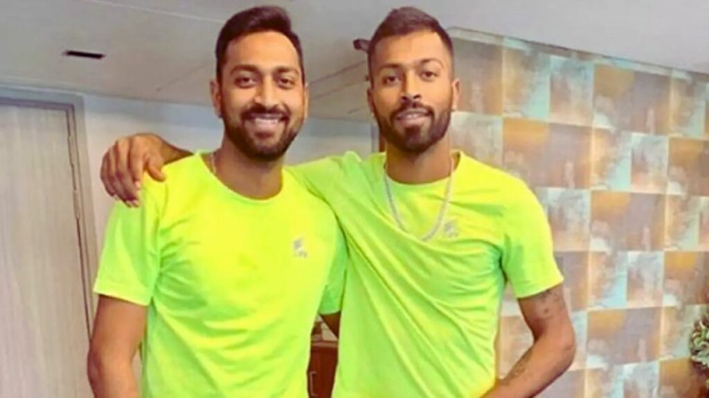 Mumbai Indians captain Hardik Pandya and Krunal pandya