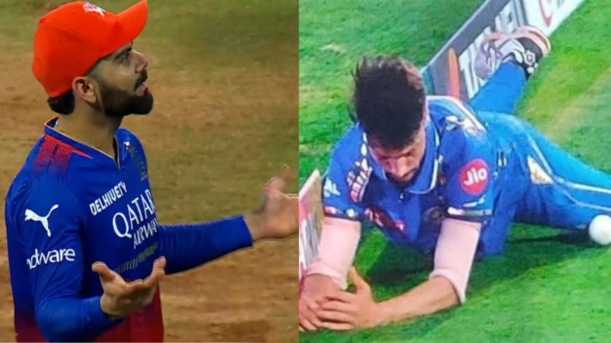 MI vs RCB controversial umpiring