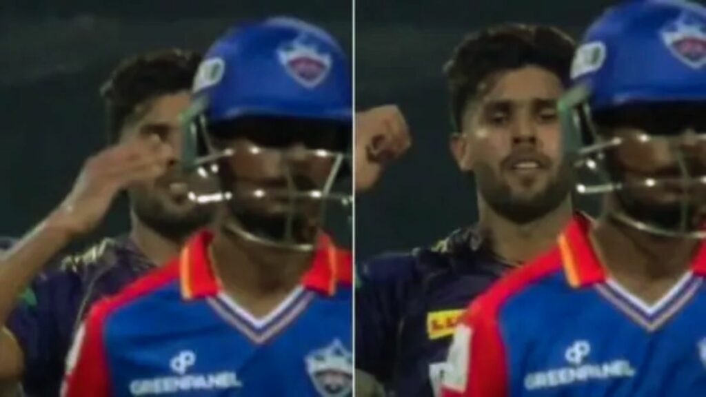 Harshit Rana refrained from flying kiss celebration