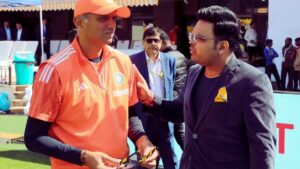 BCCI secretary Jay Shah and Indian Coach Rahul Dravid