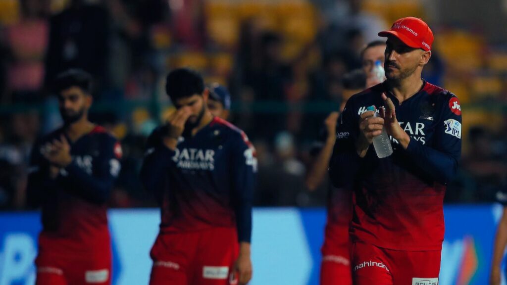 RCB team sad