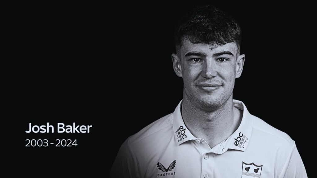 England Player Josh Baker