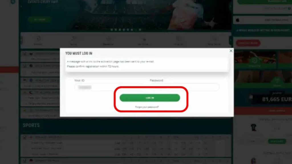 22bet sign up
