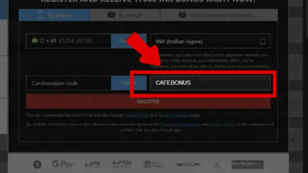 Promo bonus in Megapari