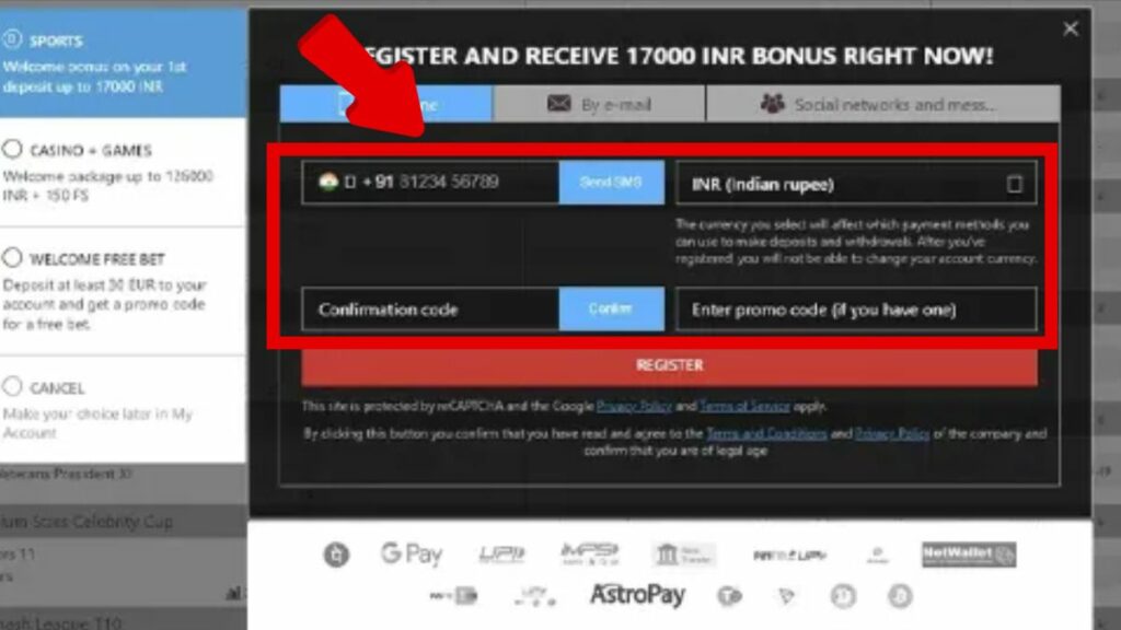 Enter your details 