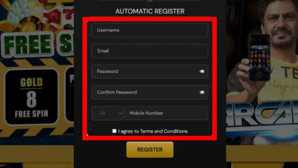 Enter your information