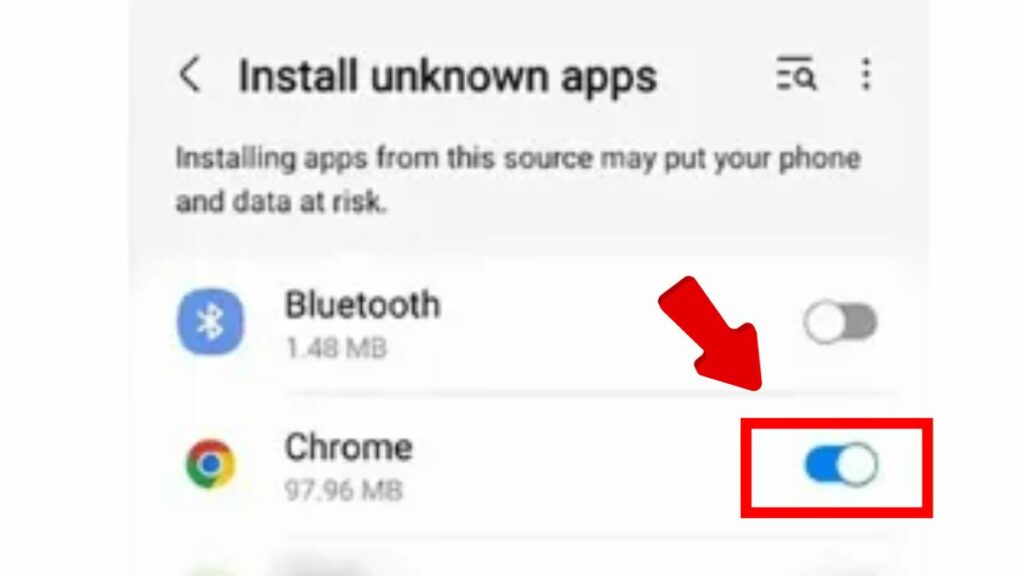 Allow unknown sources
