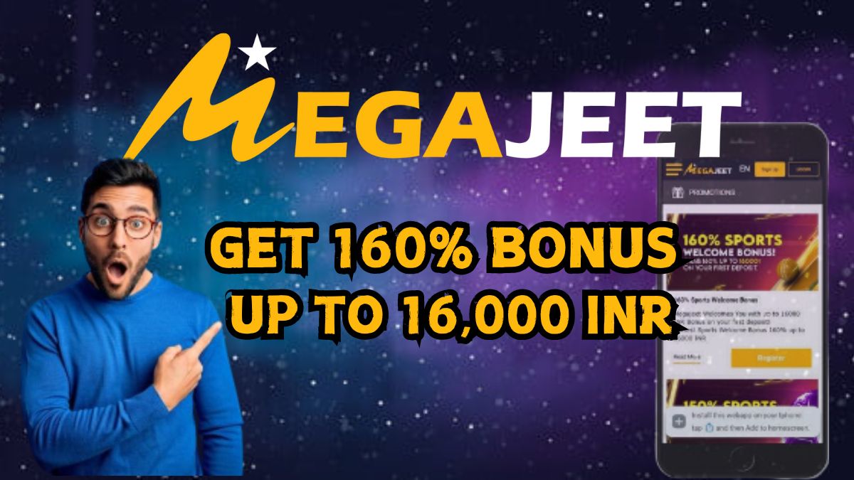 Register on Megajeet and get bonus