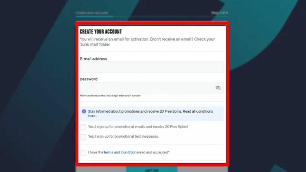 Fill in all the information