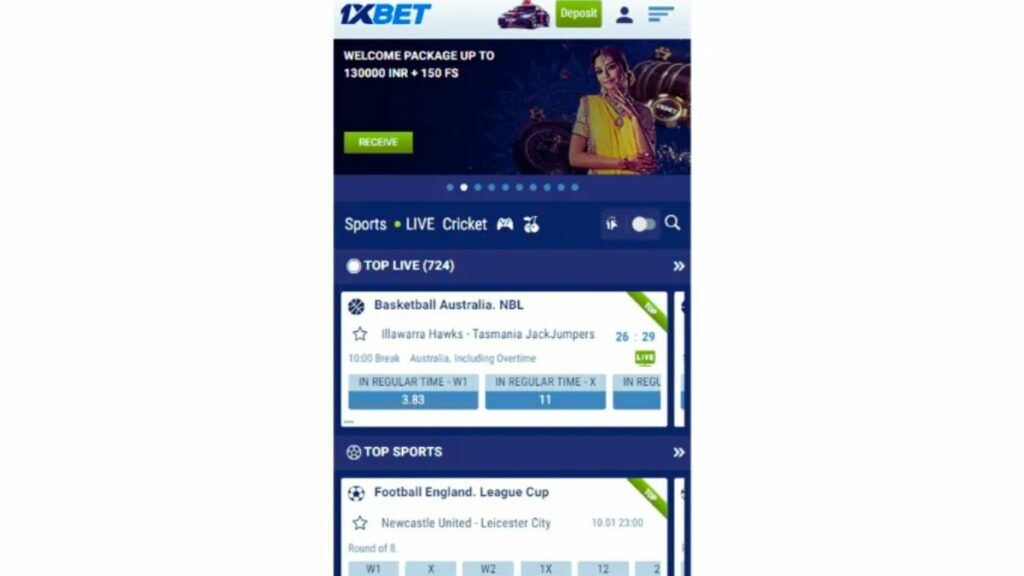 bet on 1xBet