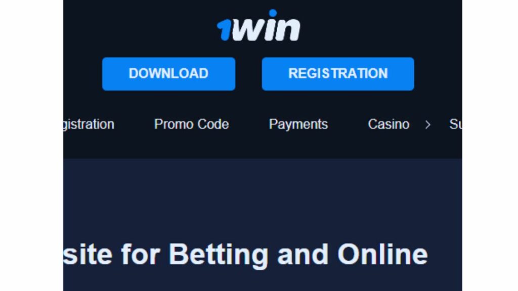 1win home page