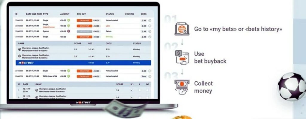 Bet Buyback in MostBet