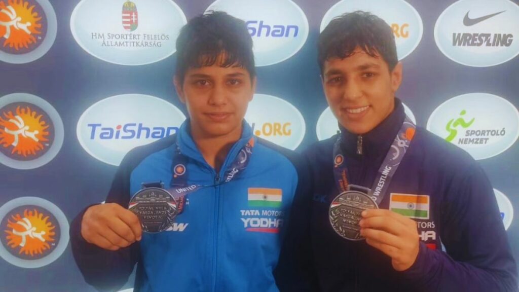 Antim Panghal, Anshu Malik, Budapest Wrestling Tournament
