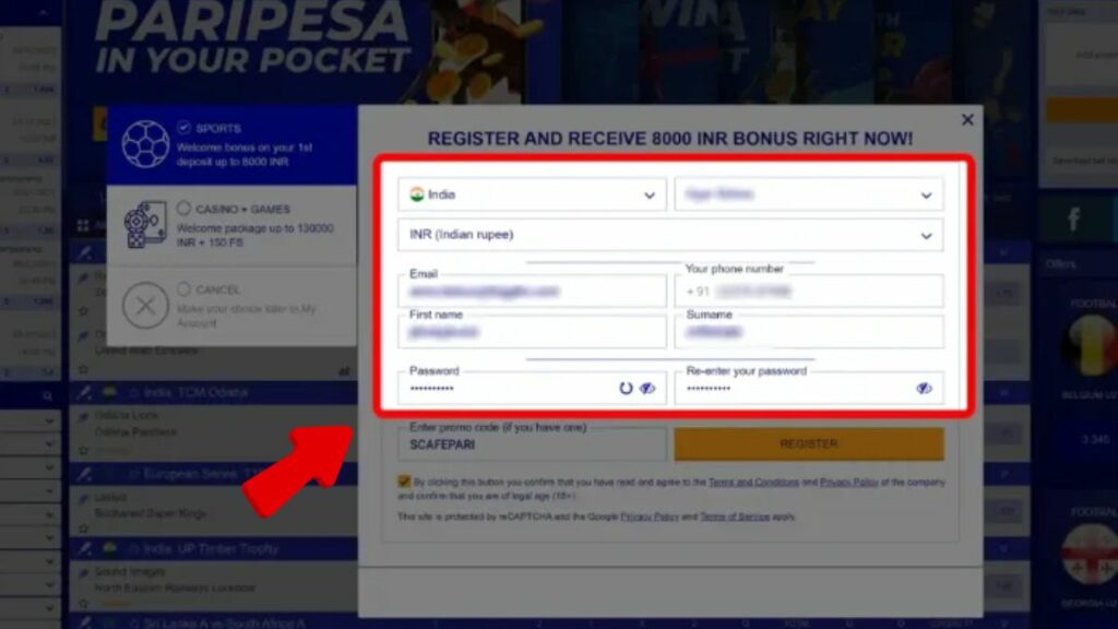 Fill your details