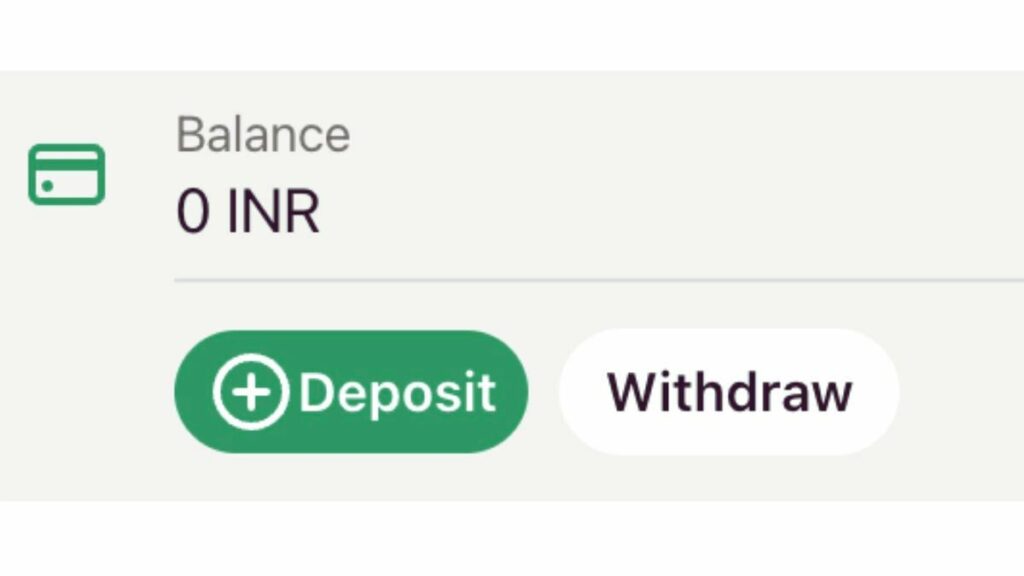 Withdraw the money