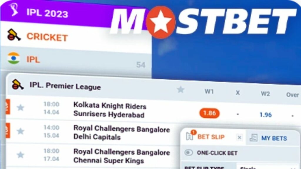 Mostbet cricket betting