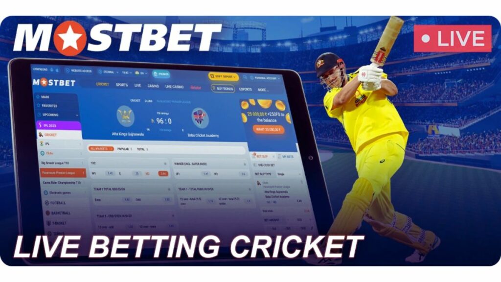 Live cricket betting