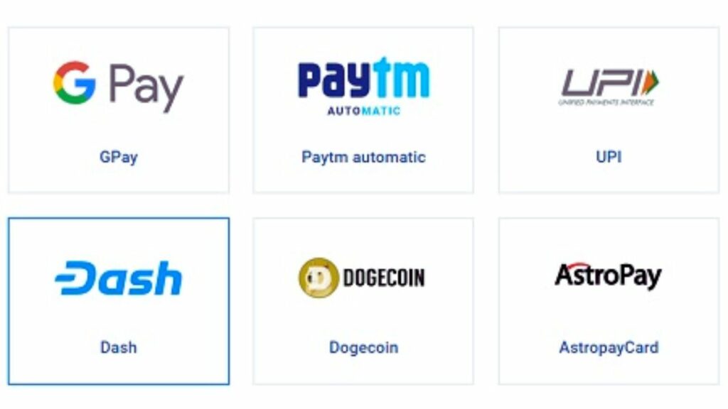 Mostbet payment methods