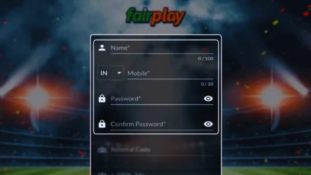 Fairplay signup