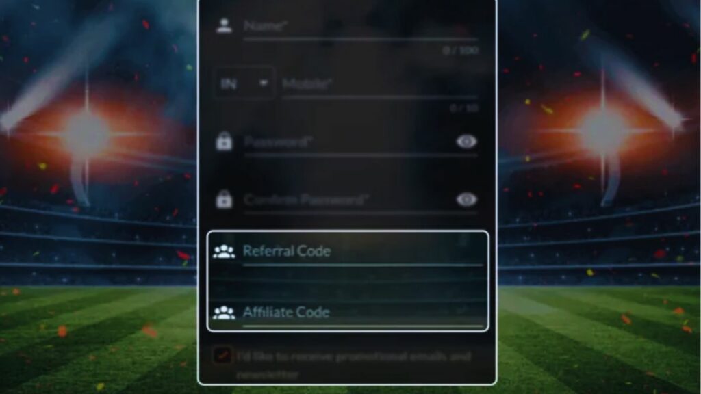Enter the promo code