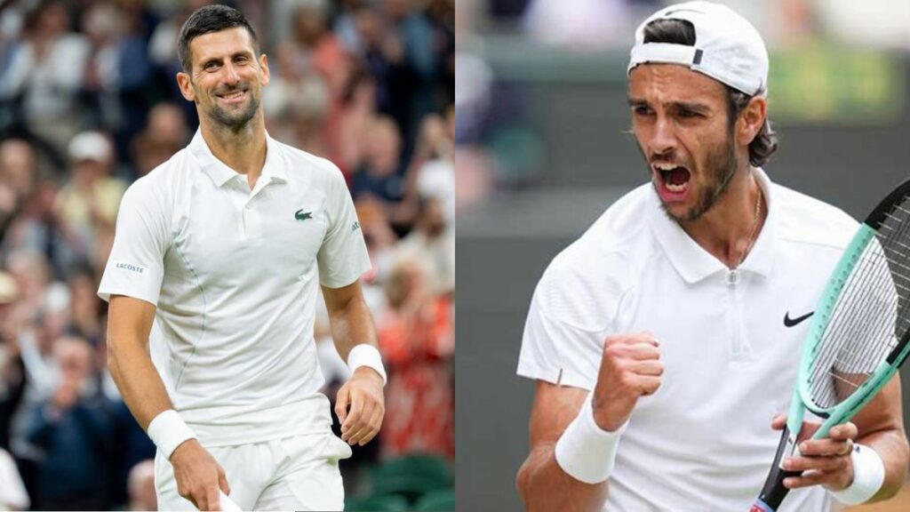 Lorenzo Musetti, Wimbledon, Novak Djokovic