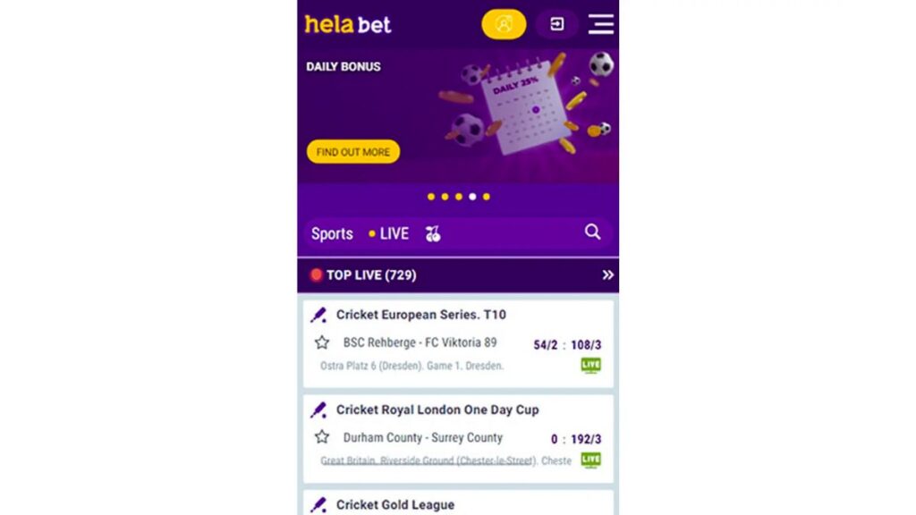 Helabet cricket betting