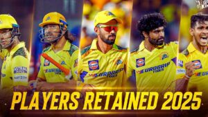 Chennai Super Kings Retained Players