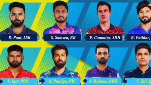 Hardik Pandya, Shubman Gill, Rajat Patidar, Pat Cummins, Ajinkya Rahane, Shreyas Iyer, Axar Patel