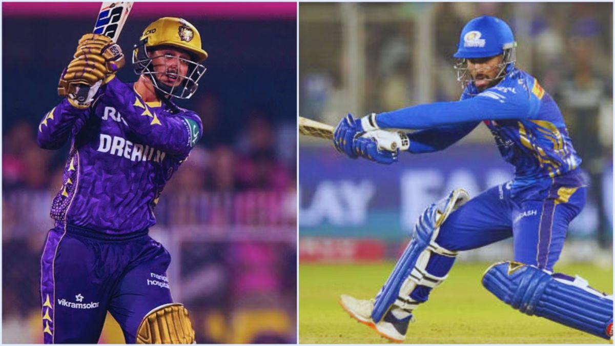 Quinton de Kock, Ajinkya Rahane, Hardik Pandya, MI, KKR, Tilak Verma