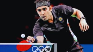 Manika Batra, Sreeja Akula, Achanta Sharath Kamal