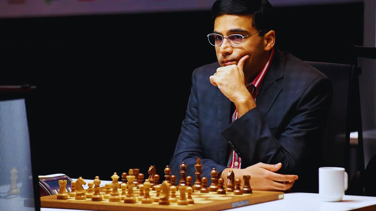 Ding Liren, Viswanathan Anand, D. Gukesh, RB Ramesh