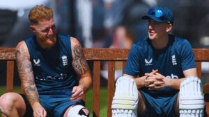Brendon McCullum, Jos Buttler, Rob Key, Ben Stokes, Harry Brook