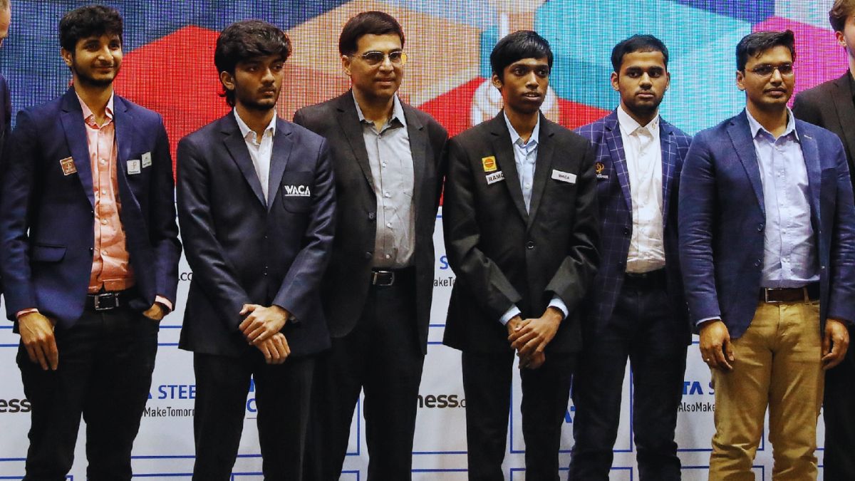 Viswanathan Anand, D. Gukesh, R. Vaishali, R. Praggnanandhaa