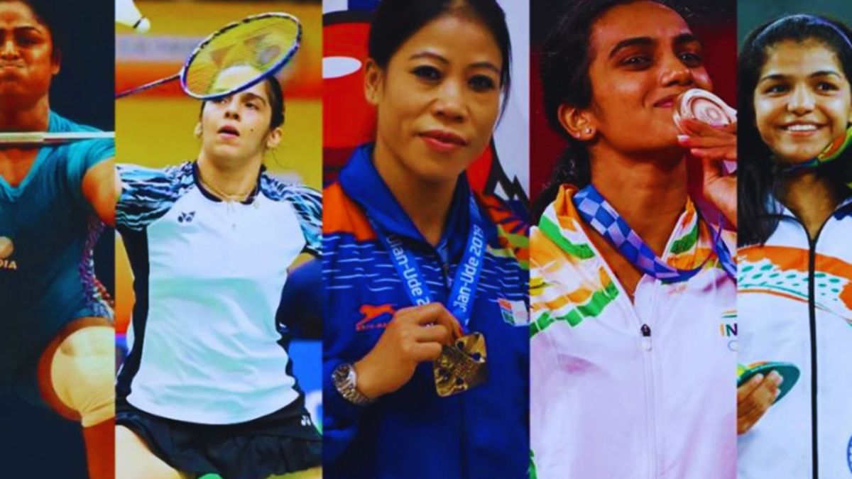 SAINA NEHWAL, SAKSHI MALIK, PV SINDHU, MIRABAI CHANU, MANU BHAKER, LOVLINA BORGOHAIN