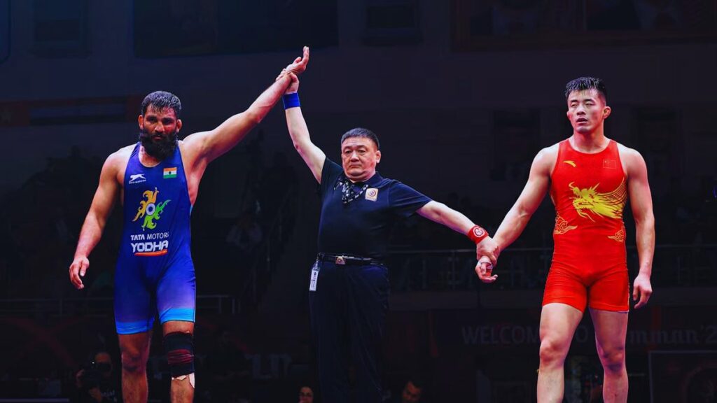 Asian Wrestling Championship, Sunil Kumar