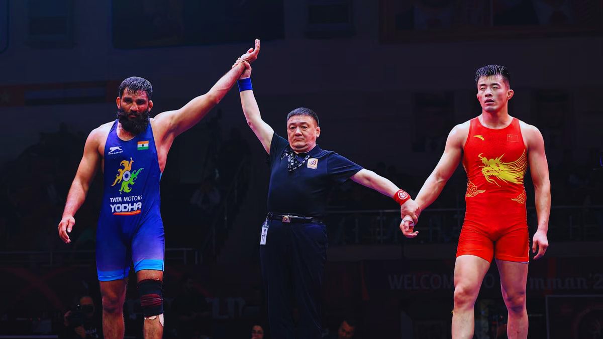 Asian Wrestling Championship, Sunil Kumar