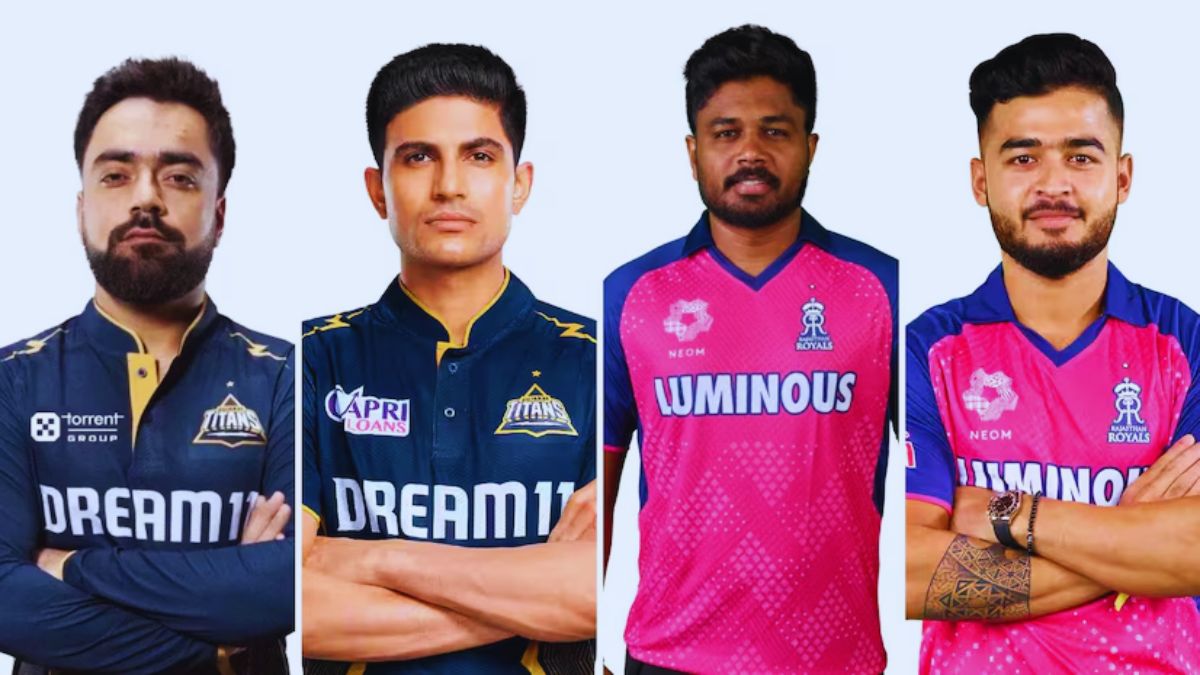 Shubman Gill, Sanju Samson, RR, GT, Riyan Parag, Rashid Khan, Jos Buttler