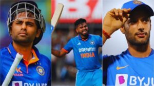 Rohit Sharma, Suryakumar Yadav, Prithvi Shaw, Shivam Dube, Shreyas Iyer, Shardul Thakur