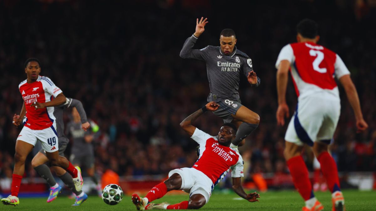 Vinicius Junior, Kylian Mbappé, Bukayo Saka, Gabriel Martinelli, Mikel Arteta
