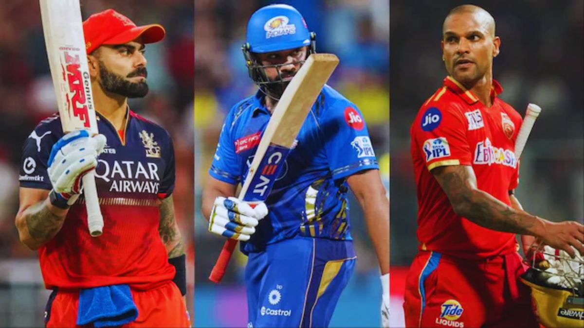 Suresh Raina, David Warner, Virat Kohli, Rohit Sharma, Chris Gayle, Shikhar Dhawan
