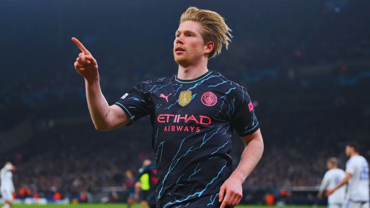 Phil Foden, Erling Haaland, Kevin De Bruyne, Manchester City