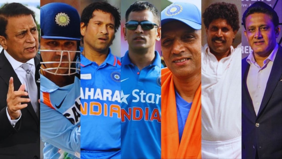 ICC, MS Dhoni, Kapil Dev, Neetu David, Anil Kumble, Sunil Gavaskar, Bishan Singh Bedi, Sachin Tendulkar