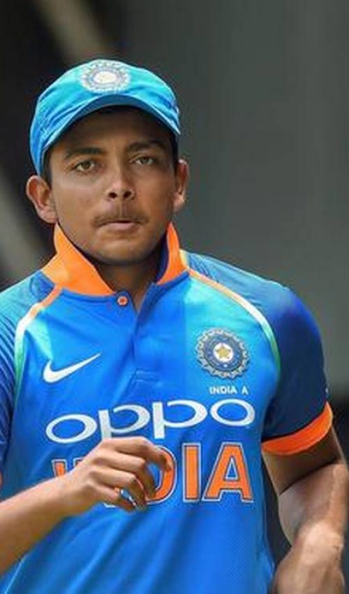 Prithvi Shaw Biography Age, Height, Net Worth, Birthday & Career Stats